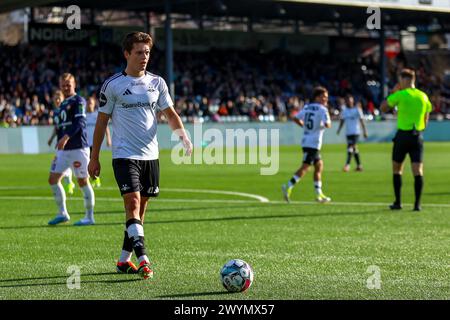 Drammen, Norwegen, 7. April 2024. Rosenborg Sverre Nypan im Eliteserien-Spiel zwischen Strømsgodset und Rosenborg im Marienlyst-Stadion. Quelle: Frode Arnesen/Alamy Live News Stockfoto