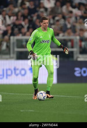 Turin, Italien. April 2024. Wojciech Szczesny von Juventus während des Spiels der Serie A im Allianz-Stadion in Turin. Der Bildnachweis sollte lauten: Jonathan Moscrop/Sportimage Credit: Sportimage Ltd/Alamy Live News Stockfoto