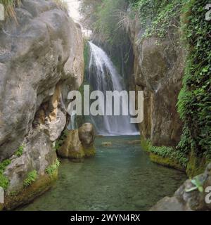 Fonts de l´Algar. Callosa de Ensarrià. Provinz Alicante. Spanien. Stockfoto