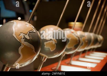 Museo de la Ciencia Cosmo Caixa, Barcelona, Cataluña. Stockfoto