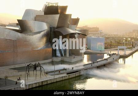 Guggenheim-Museum. Bilbao. Bizkaia. Euskadi. Spanien. Stockfoto