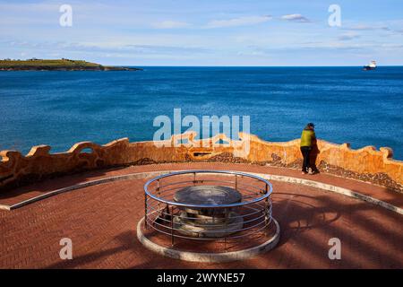 Jardines de Piquio, Playa El Sardinero Beach, Santander, Kantabrien, Spanien, Europa. Stockfoto