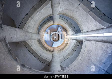 Munot, Schaffhausen, Schweiz, eine kreisförmige Festung aus dem 16. Jahrhundert im Zentrum von Schaffhausen. Der heutige Komplex wurde zwischen 1564 und gebaut Stockfoto