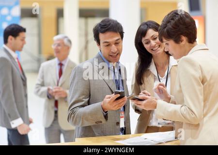 Führungskräfte im Convention Center, Business, Donostia, San Sebastian, Baskisches Land, Spanien. Stockfoto