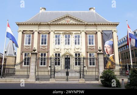 Royal Picture Gallery, untergebracht in dem Gebäude, das als Mauritshuis (1633-44) bekannt ist. Den Haag. Niederlande. Stockfoto