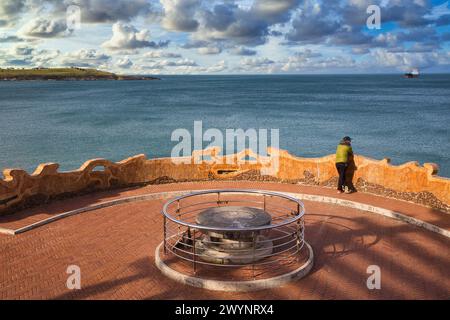 Jardines de Piquio, Playa El Sardinero Beach, Santander, Kantabrien, Spanien, Europa. Stockfoto