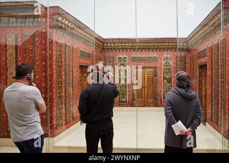 Das Aleppo-Zimmer. Pergamon Museum, Berlin, Deutschland. Stockfoto