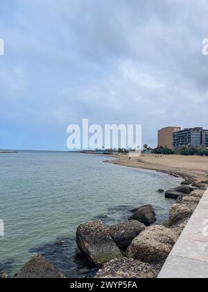 Metropolitanstadt Bari, Italien, Strandscheibe e Pomodoro, Theater Margherita, öffentliche Gebäude, Adria, Region Apulien, Kapital Stockfoto