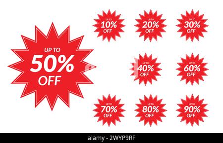 Verkauf Tag Vektor Kunst. Stock Vektor