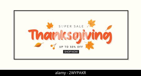 Abstrakte Thanksgiving Vektor Design Kunst. Stock Vektor