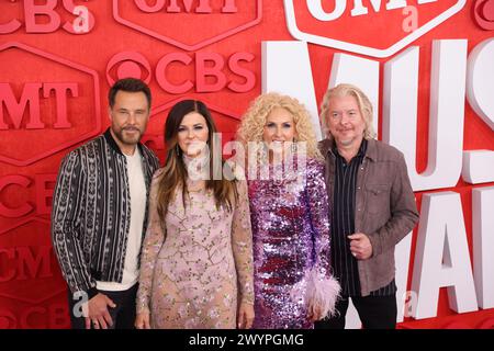 Austin, Usa . April 2024. Little Big Town nimmt am 7. April 2024 an den CMT Awards in Austin, Texas, Teil. (Foto: Stephanie Tacy/SIPA USA) Credit: SIPA USA/Alamy Live News Stockfoto