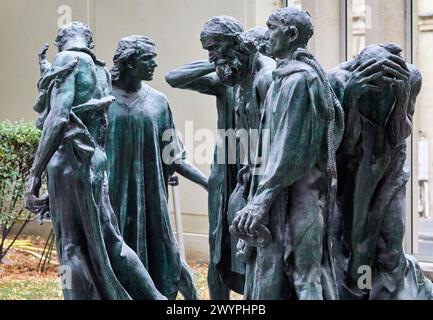 Bürger von Calais, Auguste Rodin, Rodin Museum. Paris. Frankreich Stockfoto