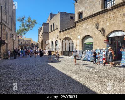 Großmeisterpalast auf der Insel Rhodos, Griechenland, Europa, BLF *** Großmeisterpalast auf der Insel Rhodos, Griechenland, Europa, BLF 20230829 105518 Stockfoto