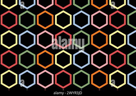 Abstrakte Vektorillustration für geometrische Muster. Stock Vektor
