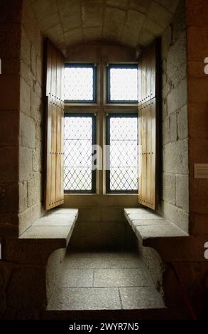 Pac dos Duques de Braganca (Herzogspalast), Guimarães. Minho, Portugal. Stockfoto