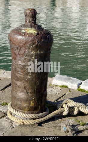 Poller. Fischerhafen. Donostia, San Sebastian. Euskadi. Spanien. Stockfoto