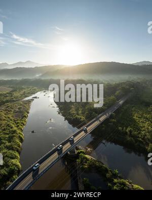 Tarcoles River, Garabito, Provinz Puntarenas, Costa Rica, Mittelamerika Stockfoto