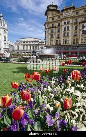 Campoamor Theater am Escandalera Platz. Oviedo. Spanien. Stockfoto