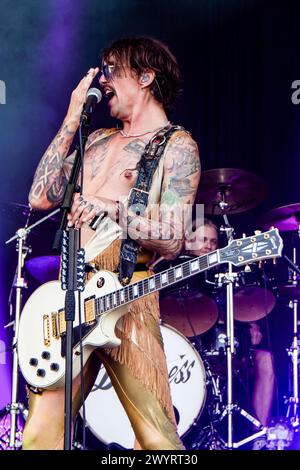 The Darkness beim Cornbury Festival 2022 Stockfoto