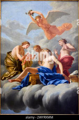 "Die Geburt von Cupid", 1646-1647, Eustache Le Sueur, Musée du Louvre, Paris, Frankreich, Europa Stockfoto