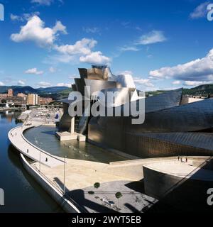 Guggenheim-Museum. Bilbao. Bizkaia. Euskadi. Spanien. Stockfoto
