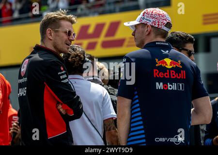 Suzuka, Japan, 07. April, Nico Hulkenberg, aus Deutschland, tritt für Haas F1 an. Renntag, Runde 04 der Formel-1-Meisterschaft 2024. Quelle: Michael Potts/Alamy Live News Stockfoto