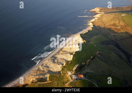 Flysch, Zumaia, Gipuzkoa, Baskenland, Spanien. Stockfoto