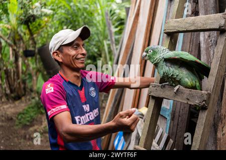 Cotundo, Provinz Napo, Amazonien, Ecuador Stockfoto