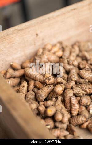 Lebensmittelmarkt, Cotundo, Provinz Napo, Amazonien, Ecuador Stockfoto