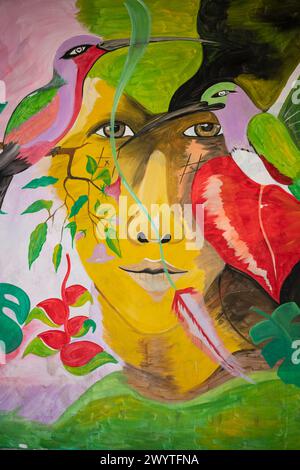 Lebensmittelmarkt, Cotundo, Provinz Napo, Amazonien, Ecuador Stockfoto