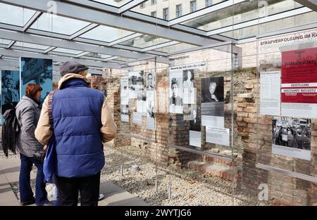 Topographie des Terrors Museum, Berlin, Deutschland. Stockfoto