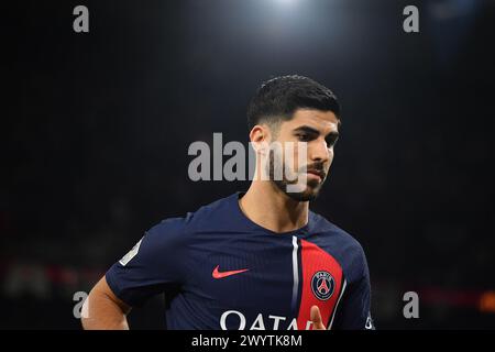 Paris, Frankreich. April 2024. Julien Mattia/Le Pictorium - PSG vs Clermont Foot 63 - 06/04/2024 - France/Ile-de-France (Region)/Paris - am 28. Tag der Ligue 1 Ubereats, zwischen PSG und Clermont Foot 63 im Parc des Princes, 6. April 2024 Credit: LE PICTORIUM/Alamy Live News Stockfoto