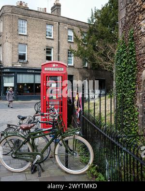 Straßenszene in Cambridge, UK Stockfoto