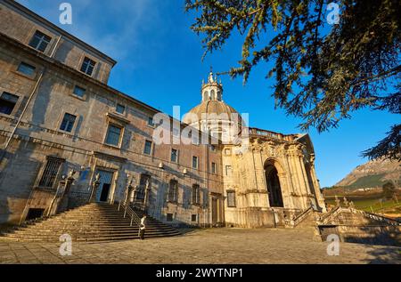 Santuario San Ignacio de Loyola, Camino Ignaciano, Ignatian Way, Azpeitia, Gipuzkoa, Baskenland, Spanien, Europa. Stockfoto