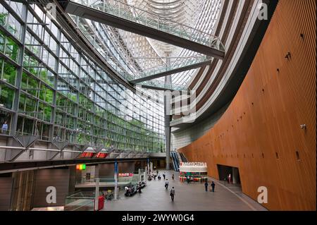 Tokyo International Forum, Marunouchi-Gebäude-Business-Bereich, Tokio, Japan. Stockfoto