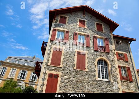 Port Vieux, Biarritz, Baskenland, Pyrenäen Atlantiques, Frankreich, Europa. Stockfoto