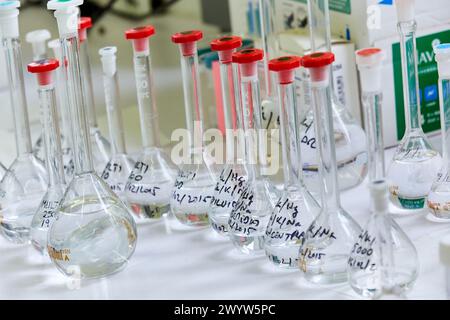 Labor, Forschung über Synthese, Montage und Verarbeitung von Polymeren, Donostia, San Sebastian, Gipuzkoa, Baskenland, Spanien, Europa. Stockfoto