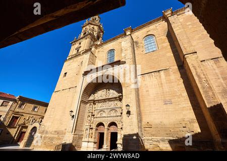 Parroquia de Santo Tomás Apóstol, Haro, La Rioja, Spanien, Europa. Stockfoto