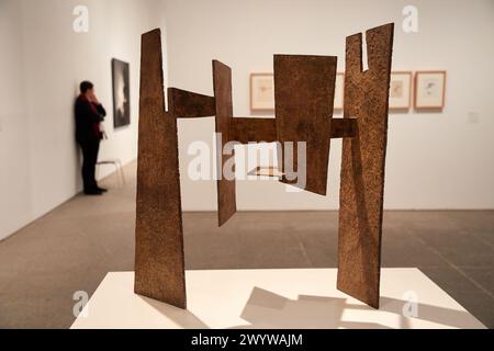 Wind Comb I, 1952, Eduardo Chillida, Museo Nacional Centro de Arte Reina Sofia, Madrid, Spanien, Europa. Stockfoto