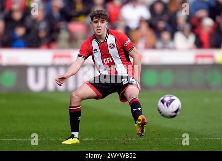 Ollie Arblaster von Sheffield United während des Premier League-Spiels in der Bramall Lane, Sheffield. Stockfoto