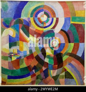 Prismes électriques, 1914. Sonia Delaunay. Centre George Pompidou. Musee National d'Art Moderne. Paris. Frankreich. Stockfoto