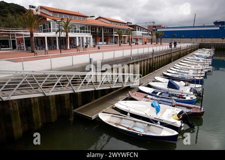 Marina, Zumaia, Gipuzkoa, Euskadi, Spanien. Stockfoto