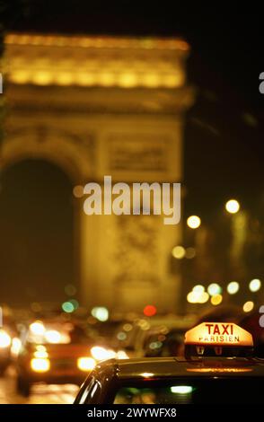 Arc de Triomphe. Paris. Frankreich. Stockfoto