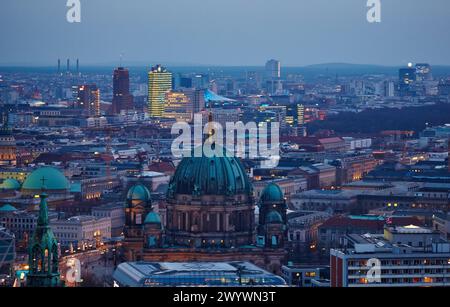 Berliner Dom, Marienkirche Kirche, Alexanderplatz, Berlin, Deutschland. Stockfoto