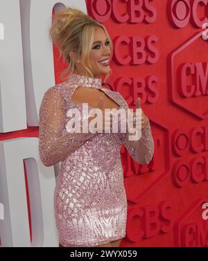 Megan Moroney nimmt am 7. April 2024 an den CMT Music Awards 2024 im Moody Center in Austin, Texas, Teil. Foto: Amy Price/imageSPACE Stockfoto