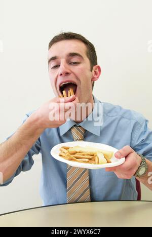 Mann. Stockfoto