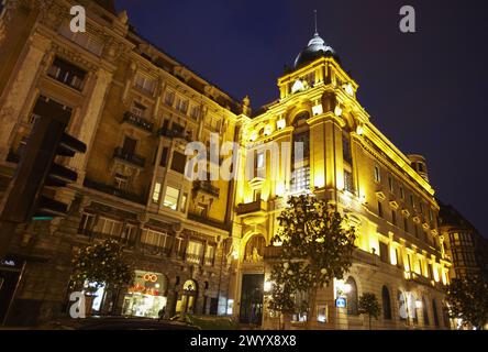 Avenida de La Libertad, Donostia, San Sebastian, Guipuzcoa, Baskenland, Spanien. Stockfoto