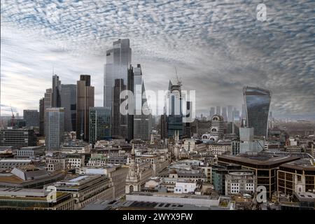 City of London Wolkenkratzer Stockfoto