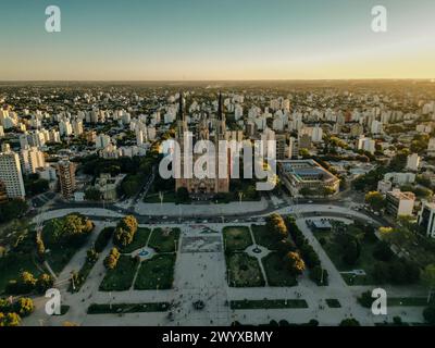 Luftaufnahme der Stadt La plata in Argentinien. Hochwertige Fotos Stockfoto
