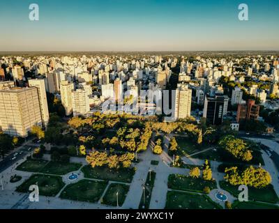 Luftaufnahme der Stadt La plata in Argentinien. Hochwertige Fotos Stockfoto